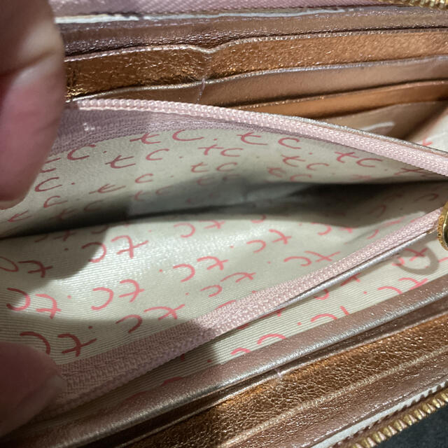 ツモリチサトキャリー マルチドット ピンク 長財布 折り財布 - 通販