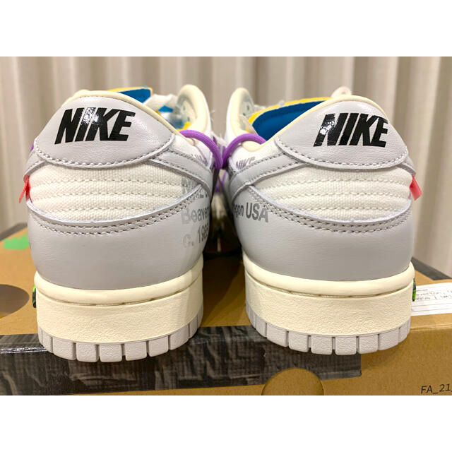 OFF-WHITE x NIKE DUNK LOW【Lot47 : 27.5㎝】 OFF-WHITE x NIKE DUNK LOW【Lot47 : 27.5㎝】