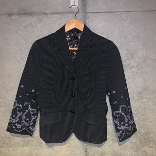 ポールスミス(Paul Smith)のPaul Smith BLACK ポールスミス セットアップ スーツ 花柄 刺繍(スーツ)