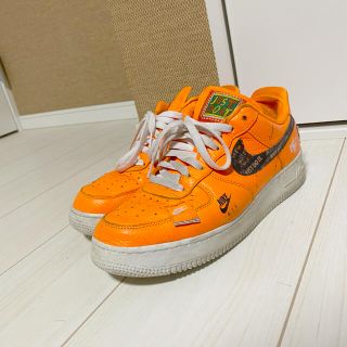 ナイキ(NIKE)のNIKE JUST DO IT  オレンジ AIR FORCE エアフォース(スニーカー)