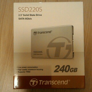 トランセンド(Transcend)の未使用　トランセンド　SSD 220S  240GB (PC周辺機器)