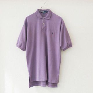 ポロラルフローレン(POLO RALPH LAUREN)のPOLO ラルフローレン ポロシャツ オーバーサイズ　パープル系 M(ポロシャツ)