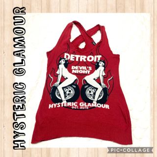 ヒステリックグラマー(HYSTERIC GLAMOUR)の販売中★ヒステリックグラマー バッククロスタンクトップ(タンクトップ)