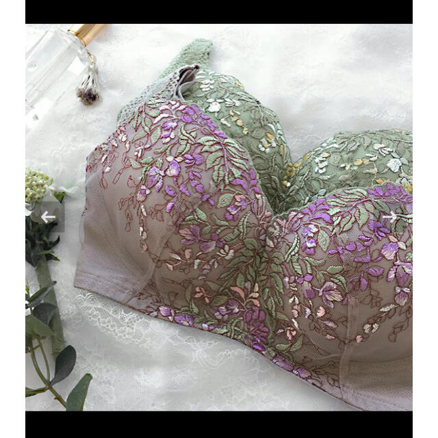 BRADELIS New York(ブラデリスニューヨーク)の最終価格　新品タグ付き　ブラデリス　Floret Bra ノンワイヤー レディースの下着/アンダーウェア(ブラ)の商品写真