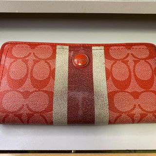 コーチ(COACH)のコーチ　長財布　本物　中古(長財布)