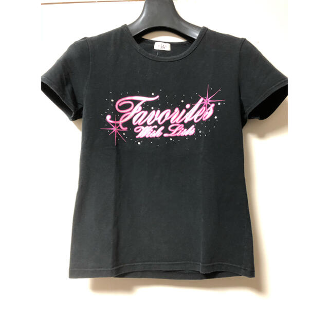 Tシャツ　ブラック　レディース レディースのトップス(Tシャツ(半袖/袖なし))の商品写真