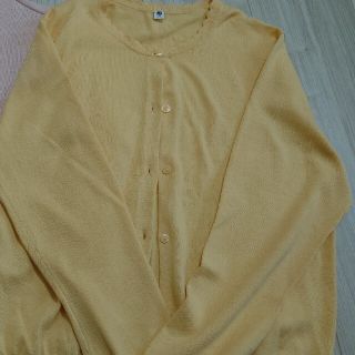 ユニクロ(UNIQLO)の未使用　ユニクロ　ニットカーディガン　150(カーディガン)