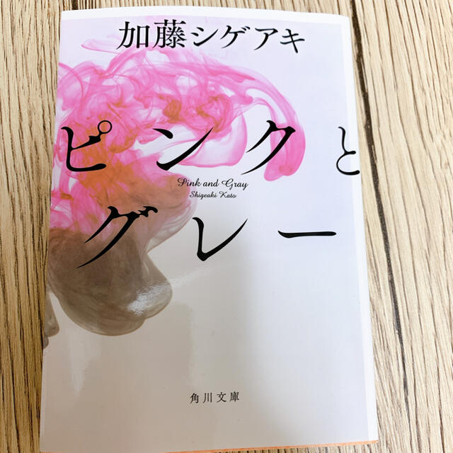 角川書店(カドカワショテン)のピンクとグレー エンタメ/ホビーの本(文学/小説)の商品写真