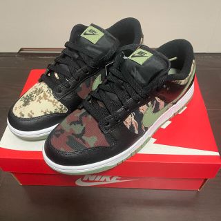 ナイキ(NIKE)のNIKE DUNK LOW SE "BLACK MULTI CAMO" 26.0(スニーカー)