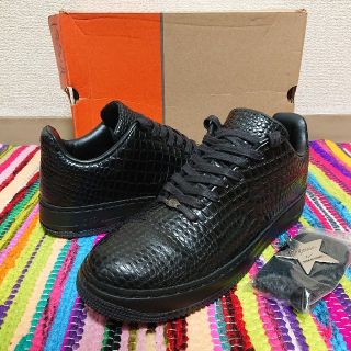 ナイキ(NIKE)の美品☆AIR FORCE 1 SUPREME クロコ 29cm(スニーカー)