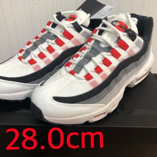 ナイキ(NIKE)のNIKE AIR MAX 95 スモークグレー 赤グラデ(スニーカー)