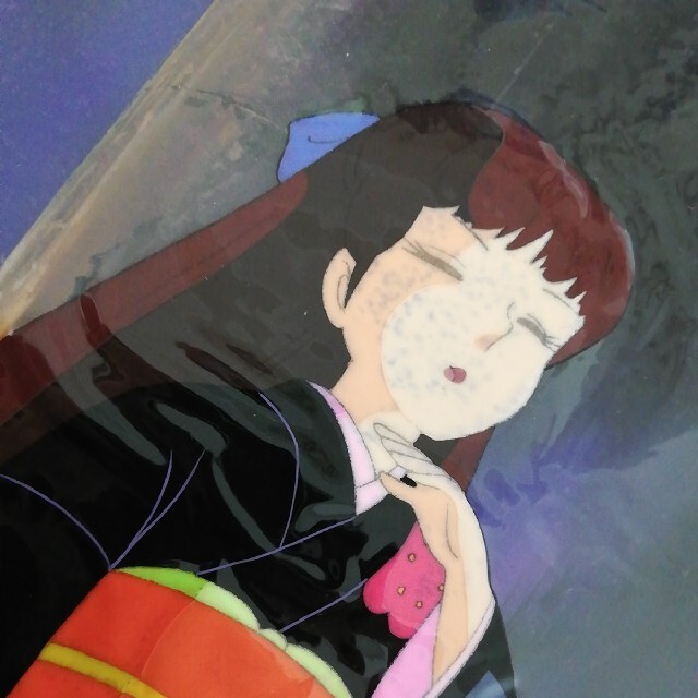 直筆背景 うる星やつら セル画 直筆画 面堂了子 ラムちゃん 直筆背景 うる星やつら セル画 直筆画 面堂了子 ラムちゃん