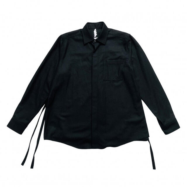 20AW KIMONO BREASTED SHIRTS -WOOL-