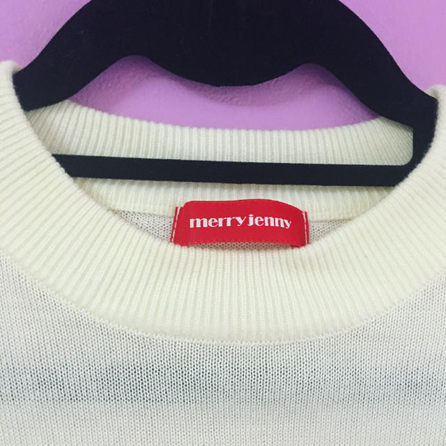 merry jenny(メリージェニー)のお買い得✨美品🙌merryjennyエンゼルフィッシュ ニット レディースのトップス(ニット/セーター)の商品写真