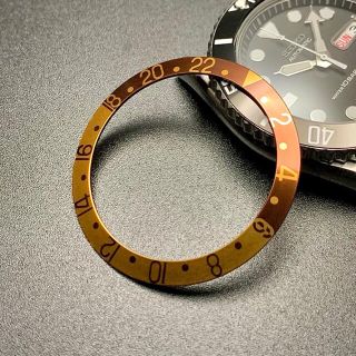 セイコー(SEIKO)の7S26-0040 SKX031 37.6mm ベゼル GMT ルートビア 茶金(腕時計(アナログ))