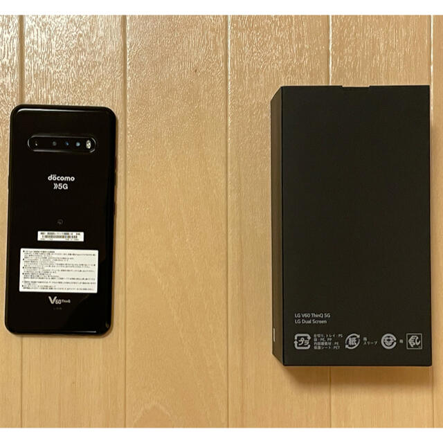 docomo LG V60 L-51A Black | comonuevo.com.co