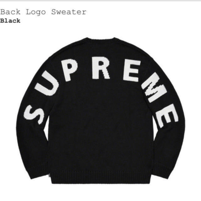 ニット/セーター専用　シュプリーム　supreme Back Logo Sweater XL