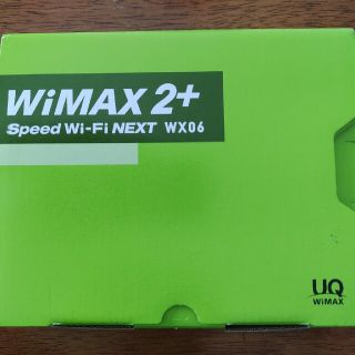 エヌイーシー(NEC)のUQモバイル　Pocket WiFi　NEC　WX-06(その他)