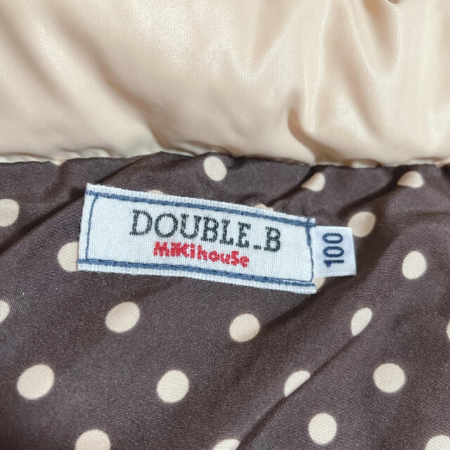 DOUBLE.B(ダブルビー)のDOWBL_B フェザー入ダウン キッズ/ベビー/マタニティのキッズ服女の子用(90cm~)(ジャケット/上着)の商品写真