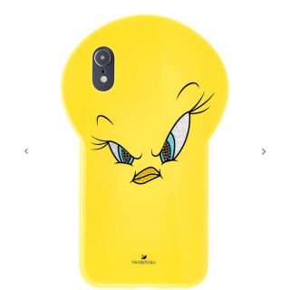 スワロフスキー(SWAROVSKI)のLooney Tunes トゥイーティー iPhone XR ケース(iPhoneケース)