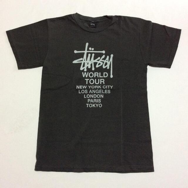 STUSSY(ステューシー)のstussy Tシャツ Sサイズ ステューシー ワールドツアー スケボー メンズのトップス(Tシャツ/カットソー(半袖/袖なし))の商品写真