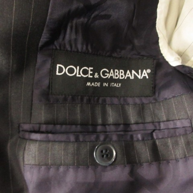 DOLCE&GABBANA スーツ セットアップ シングル ダークグレー系 44 5