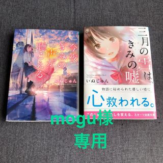 「三月の雪は、きみの嘘」「今夜、きみの声が聴こえる」2冊組(文学/小説)