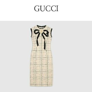 グッチ(Gucci)のグッチ　ツイートワンピース(ひざ丈ワンピース)