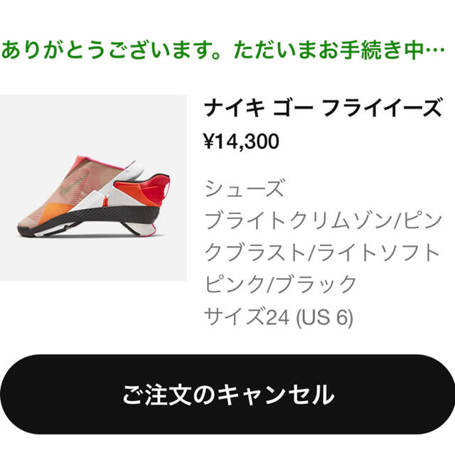 NIKE(ナイキ)のNIKE GO FLYEASE ゴー フライイーズ　　24センチ レディースの靴/シューズ(スニーカー)の商品写真