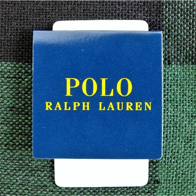 POLO RALPH LAUREN(ポロラルフローレン)の正規品！ラルフローレン人気のポロベアのタオルハンカチ 25㎝新品1,700円緑黒 レディースのファッション小物(ハンカチ)の商品写真