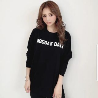 モエリー(MOERY)のMOCOA'S DAYS ロンT（ブラック） ¥5,800+tax(Tシャツ(長袖/七分))