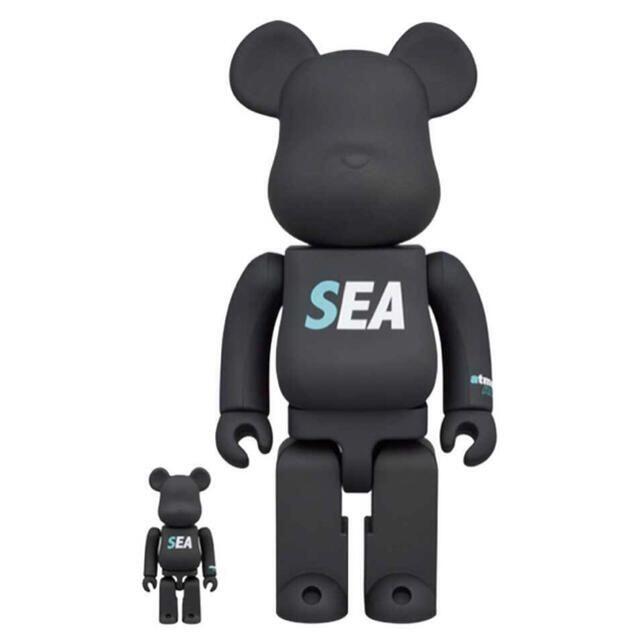 BE@RBRICK atmos WIND AND SEA 100％&400％フィギュア