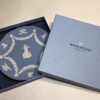 ウェッジウッド(WEDGWOOD)のP-793ウェッジウッド 2000年メモリアルイヤープレートジャスパー保管品(陶芸)