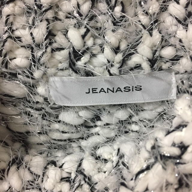 JEANASIS(ジーナシス)の【未使用品】JEANASIS 起毛ニット トップス ボートネック レディースのトップス(ニット/セーター)の商品写真