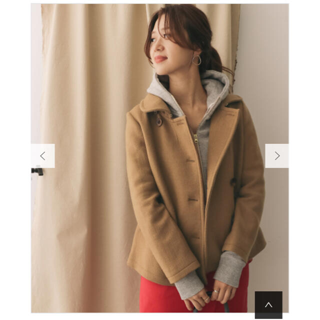 URBAN RESEARCH DOORS - ショールカラー2WAYショートコート 38 URBAN RESEARCH DOORS - ショールカラー2WAYショートコート 38