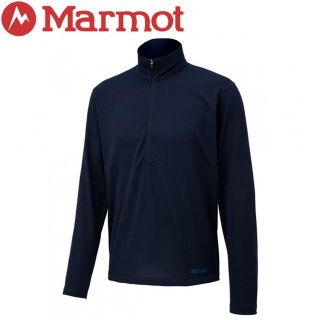 マーモット(MARMOT)の年末限定値下　Marmot  Hiker L/S zipネイビー　Lサイズ(登山用品)