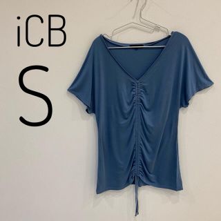 アイシービー(ICB)の【iCB】カットソー、Tシャツ、半袖、オーバーサイズ、ダークブルー(Tシャツ(半袖/袖なし))