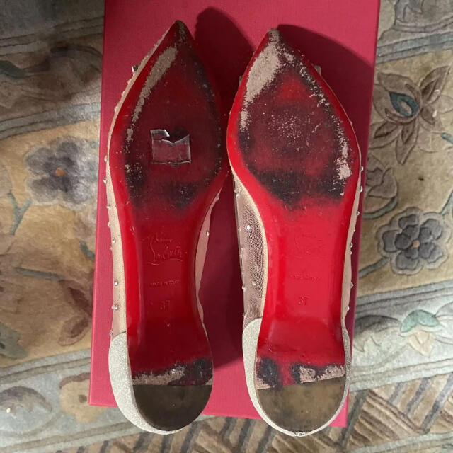 流行 Christian Louboutin - ルブタン 37 パンプス フラットシューズ