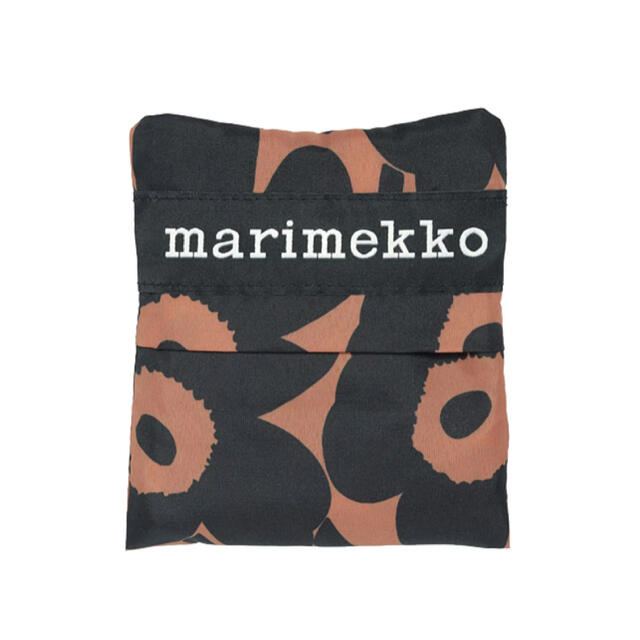 marimekko(マリメッコ)の【miffy様専用】マリメッコ  エコバッグ　ブラック×ブラウン レディースのバッグ(エコバッグ)の商品写真