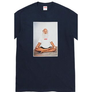 シュプリーム(Supreme)の込Lサイズ　Rick Rubin フォトTシャツ　ネイビー(Tシャツ/カットソー(半袖/袖なし))