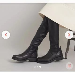 新品 FABIO RUSCONI KIRA ストレッチニーハイブーツ