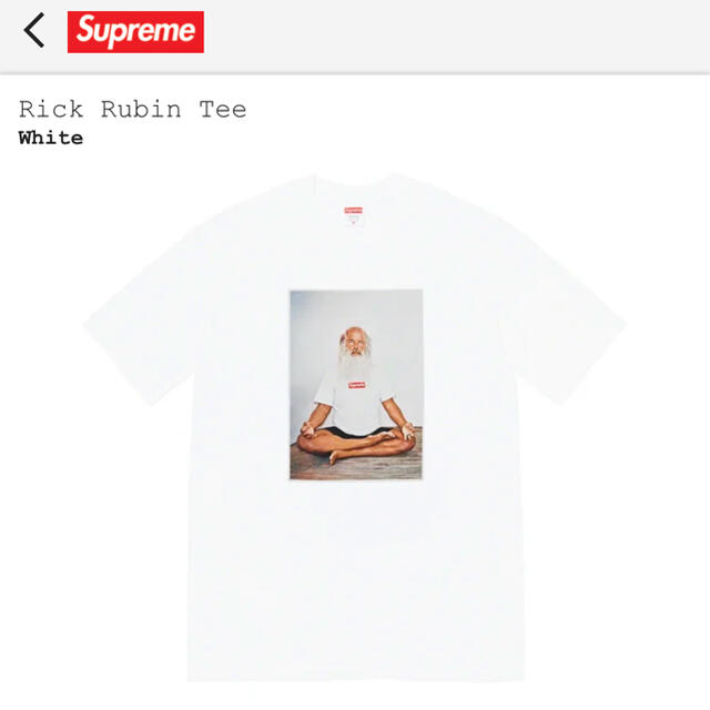 Supreme rick rubin tee Tシャツ