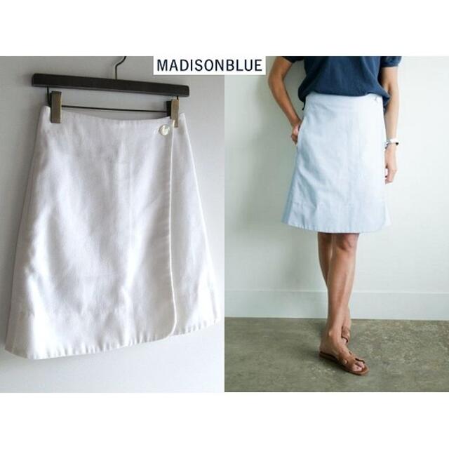 MADISONBLUE(マディソンブルー)の未使用極美品 マディソンブルー 17SS HAMATORA SKIRT 00 レディースのスカート(ひざ丈スカート)の商品写真