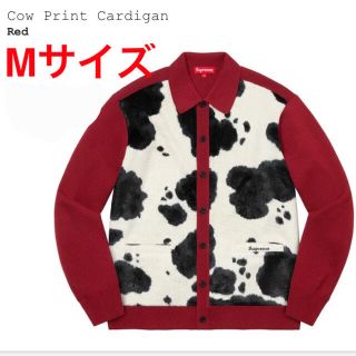 シュプリーム(Supreme)のsupreme Cow Print Cardigan Ｍサイズ (カーディガン)