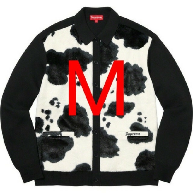 Supreme Cow Print Cardigan黒購入店