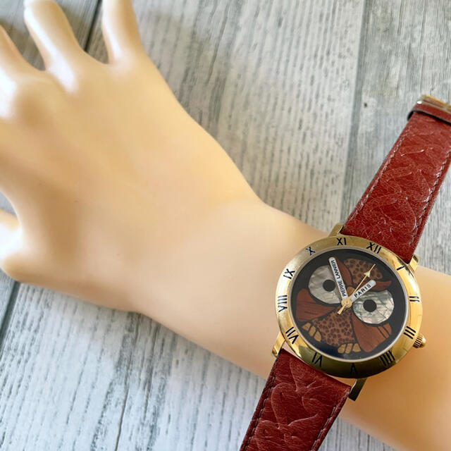 Pierre Lannier(ピエールラニエ)の【希少】Pierre Lannier ピエールラニエ 腕時計 フクロウ レディースのファッション小物(腕時計)の商品写真