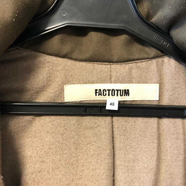 FACTOTUM ファクトタム ミドル丈 モッズコートジャケット 46カーキ！