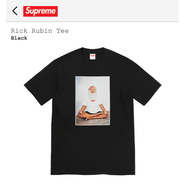 supreme シュプリーム Rick Rubin Teeトップス