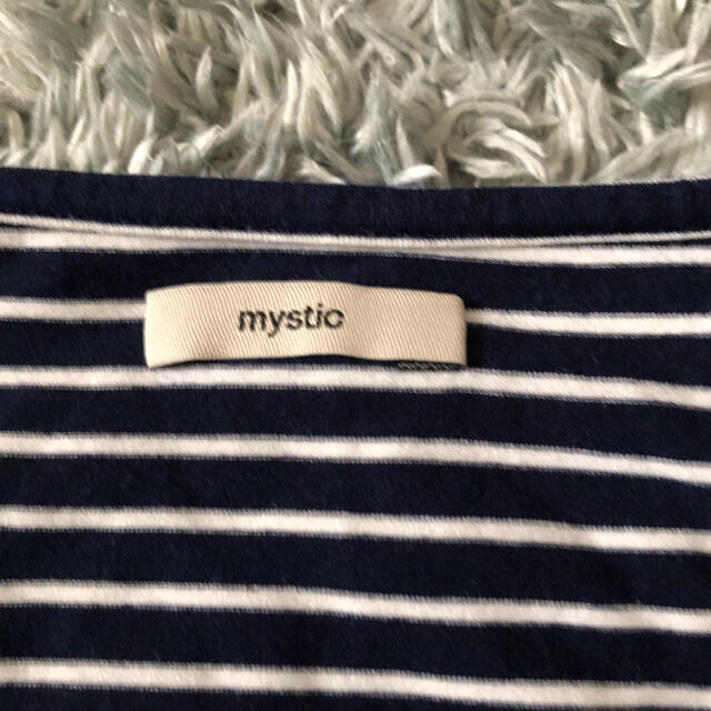 mystic(ミスティック)のmystic   ボーダー  トップス　Tシャツ レディースのトップス(Tシャツ(半袖/袖なし))の商品写真