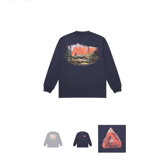 PALACE CHAPPING LONGSLEEVE パレス ロンT ネイビー